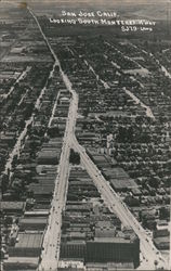 San Jose Calif. Looking South Monterey H'way California Postcard Postcard Postcard