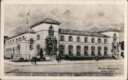 Proposed U.S. Post Office - Ralph Wyckoff Architect Postcard