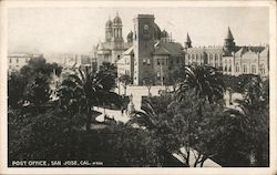 Post Office San Jose, CA Postcard Postcard Postcard