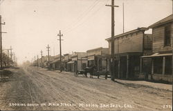 Looking South on Main Street Mission San Jose, CA Postcard Postcard Postcard