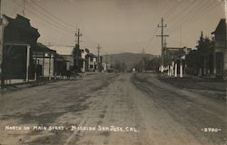 North on Main Street Postcard