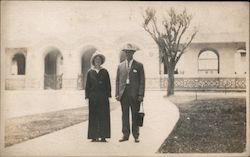 Couple Posing, San Jose State College Postcard