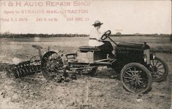 H&H Auto Repair Shop. Agents for Straude Mak-A-Tractor San Jose, CA Postcard Postcard Postcard