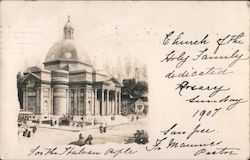 Church of the Holy Family dedicated Rosary Sunday 1907 San Jose, CA Postcard Postcard Postcard