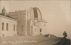 Front of Lick Observatory Postcard