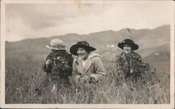 3 Women, Foothills near Alum Rock Park Postcard