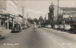 Main Street Saint Helena, CA Postcard Postcard Postcard