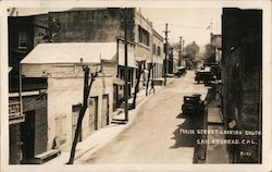 Main Street Looking South San Andreas, CA Postcard Postcard Postcard