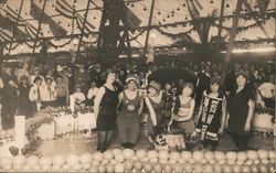 Orange Show Women in Pool Made of Fruit Expo Fair San Bernardino, CA Postcard Postcard Postcard