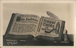 Royal Cords Tires 1925 Postcard