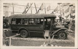 Bus made of Fruit Fair Expo Los Angeles, CA Postcard Postcard Postcard