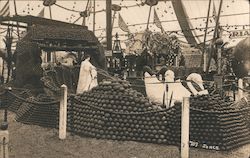 Display Made of Fruit Fair Expo San Bernardino, CA Postcard Postcard Postcard