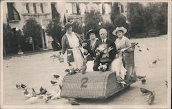 Four People in a Small Cart San Diego, CA Postcard Postcard Postcard