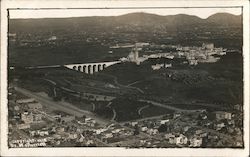 Aerial View of City, 1915 San Diego, CA Postcard Postcard Postcard