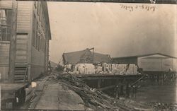 Cartridge Factory Explosion Postcard