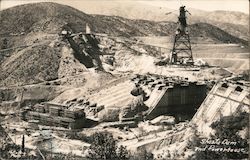 Shasta Dam and Powerhouse Postcard