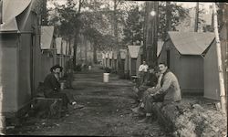 John Lowe Pickering Lumber Company Logging Camp Postcard