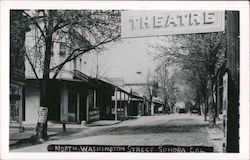 North Washington Street Sonora, CA Postcard Postcard Postcard