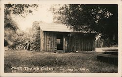 Mark Twain Cabin Sonora, CA Postcard Postcard Postcard