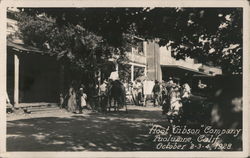 "Hoot Gibson" Company October 2-3-4, 1928 Tuolumne, CA Postcard Postcard Postcard