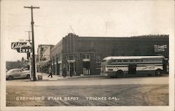 Greyhound Stage Depot Truckee, CA Postcard Postcard Postcard