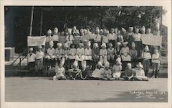 1922 School Children "We Won the Price" Tujunga Postcard