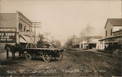 Main St. Looking East Turlock, CA Postcard Postcard Postcard