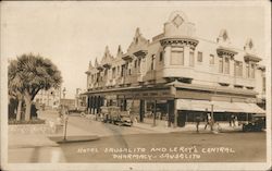 Hotel Sausalito and LeRoy's Central Pharmacy California Postcard Postcard Postcard