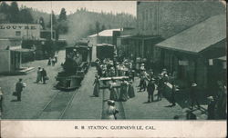 R.R. Station Postcard