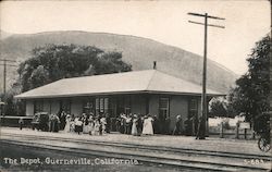 The Depot Guerneville, CA Postcard Postcard Postcard