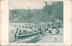 Spend Your Vacation at Summerland Guerneville, CA Postcard Postcard Postcard