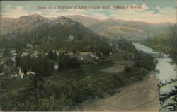 View of a Portion of Guerneville from Neeley's Grove Postcard