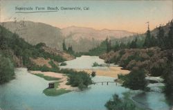 Sunnyside Farm Beach Guerneville, CA Postcard Postcard Postcard