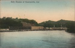 Bath Houses Guerneville, CA Postcard Postcard Postcard