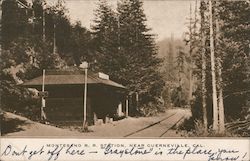 Montesano R.R. Station Postcard