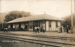 R.R. Station Guerneville, CA Postcard Postcard Postcard