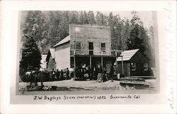 J.W. Bagleys Store (Post Office) 1872 Guerneville, CA Postcard Postcard Postcard