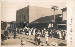 Main Street Full of People Guerneville, CA Postcard Postcard Postcard