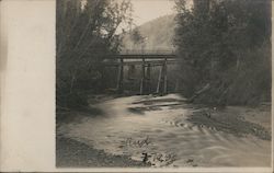 Bridges Over a River Postcard