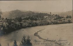 Birdseye View of the River Postcard