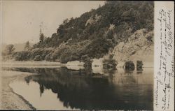 A River by a Mountain Side Postcard