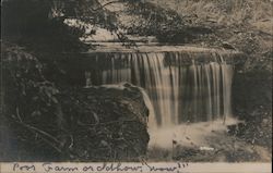 A Small Waterfall Guerneville, CA Postcard Postcard Postcard