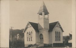 A Church on the Corner Guerneville, CA Postcard Postcard Postcard