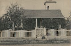 A Small House with a Picket Fence Guerneville, CA Postcard Postcard Postcard