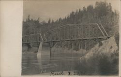 Bridge Over Russian River Guerneville, CA Postcard Postcard Postcard