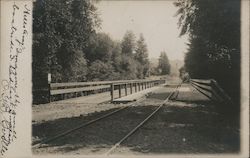 A Railroad Bridge Postcard