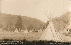 Tents Oct. 3, 1925 Postcard