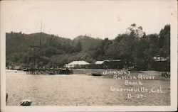 Johnson's Russian River Beach Postcard