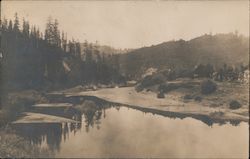 A River View Guerneville, CA Postcard Postcard Postcard