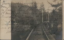 A Railroad Bridge Guerneville, CA Postcard Postcard Postcard